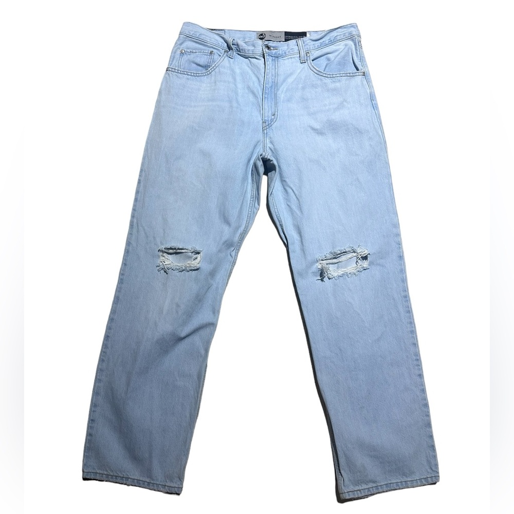 Levi’s Silver Tab Baggy Jeans ‘94 High Rise Straight Leg Distressed Jeans 32